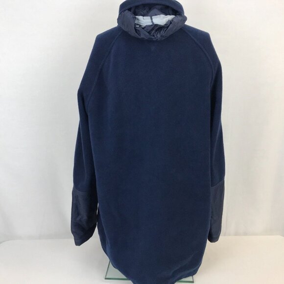 Tommy Hilfiger Jeans Fleece Jacket Mens Size Large Blue Pullover Quarter Zip - Picture 3 of 4